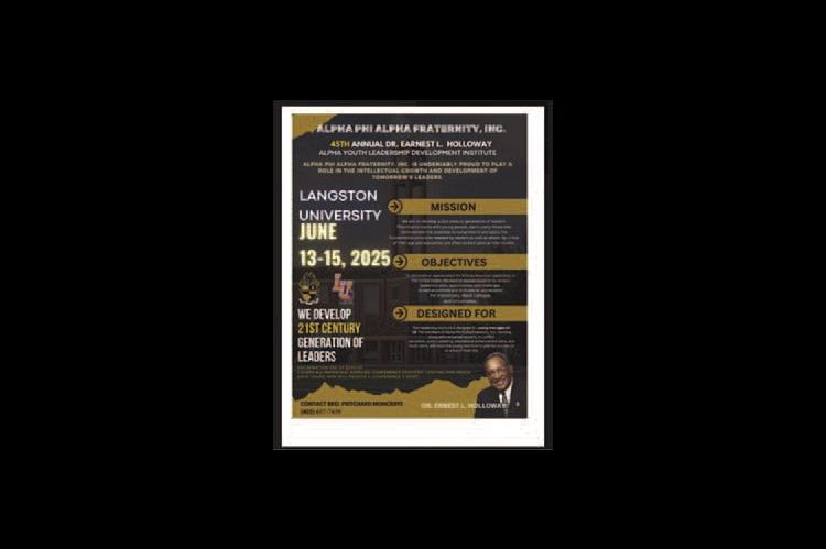 The Alpha Phi Alpha Fraternity, Inc. is inviting boys between the ages of 14 and 18 to join their 45th Annual Dr. Earnest L. Holloway Alpha Youth Leadership Development Institute this summer. The program aims to enhance intellectual growth and development