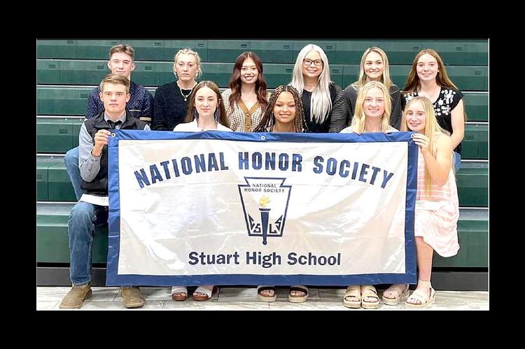 Stuart inducts newest NHS Members