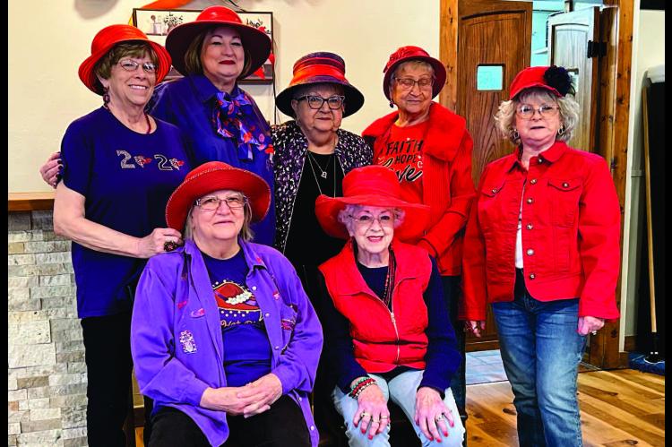 Red Hat Ladies enjoy Valentine outing