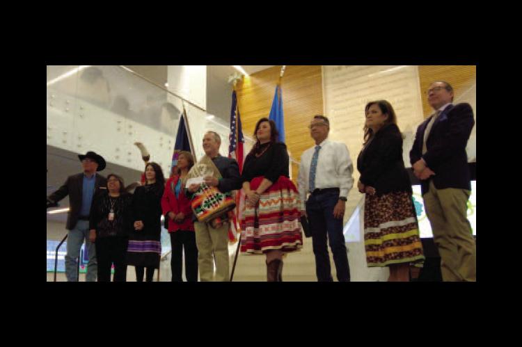 Astronaut John Herrington honored