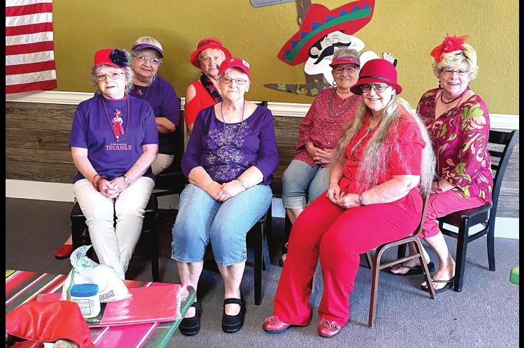 Red Hatters travel to Pepino’s Restaurant