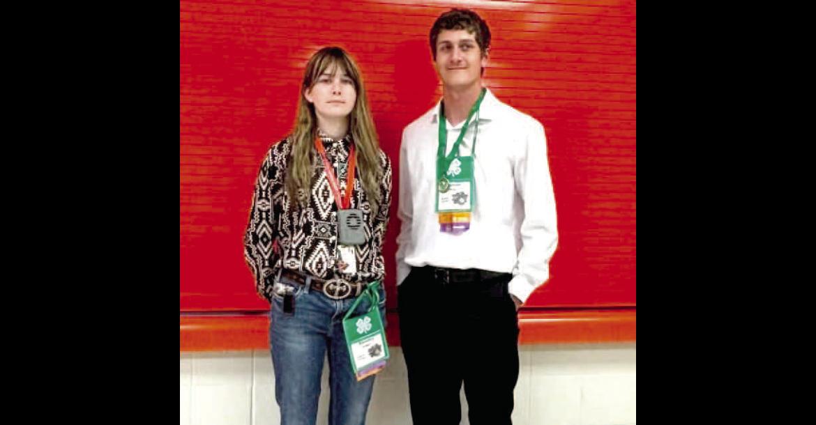 Congratulations to Kaynan Ring and Kensley Logan for an outstanding week at the 2026 Oklahoma 4-H Roundup and for representing Hughes County with excellence.