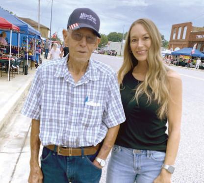 James Watson and his granddaughter Jennifer enjoyed Sucker Day this year!