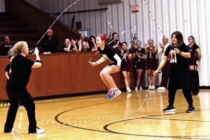 Wetumka 4H Member Saige Glover Hosts Jumprope Workshop