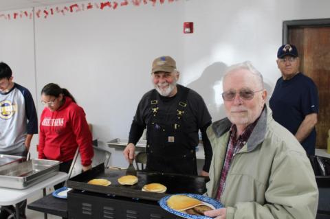 Highlights from the pancake breakfast
