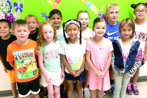 MRS. LEE’S 1ST GRADE FROM WETUMKA SCHOOL WERE EXCITED TO BEGIN THE NEW SCHOOL YEAR!