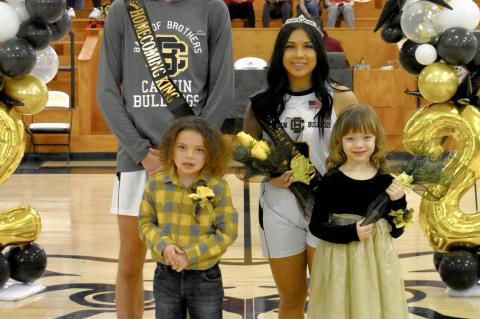 Jaiden Guffey and Allie Harrison named 2022 Calvin School Basketball Homecoming King, Queen