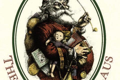 A detail from the cover of the 1992 print of “Yes Virginia, There Is a Santa Claus” by Francis Pharcellus Church. Penguin Random House