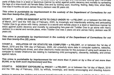 More charges for James Jackson: Lewd acts with minors, child porn, bestiality