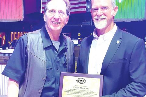 Hamilton named Freshman Senator of the Year