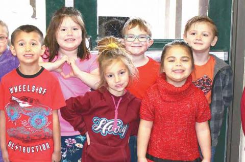 Holdenville January students of the month