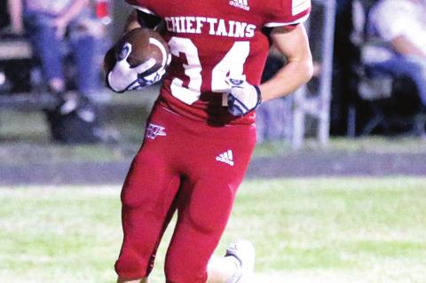 Chieftains defeat Webber’s Fall 34-14