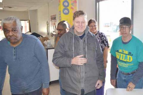 Special guests at the pancake breakfast.......