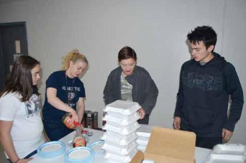 Special guests at the pancake breakfast.......