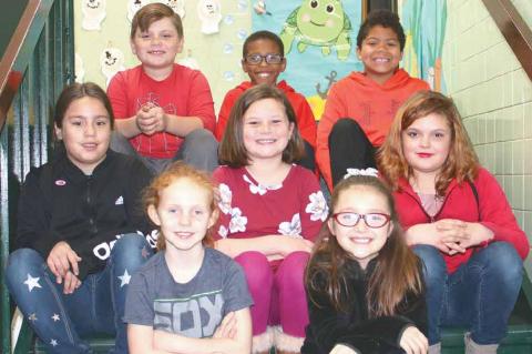 Holdenville January students of the month