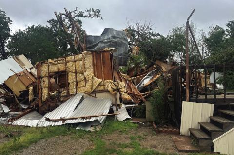 Hughes County Tornado Leaves Devastating Damage