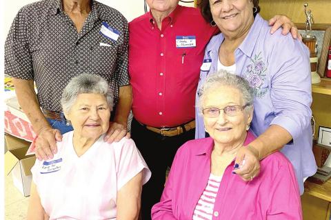 ENJOYING THE RECENT GERTY REUNION WERE