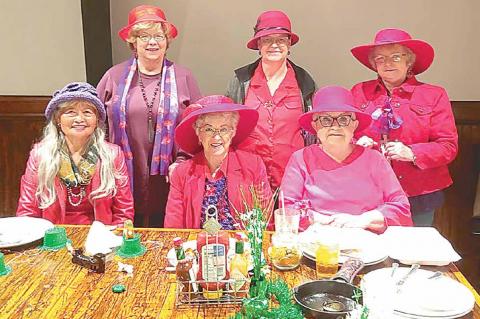 Red Hatters enjoy St. Patrick’s Day party