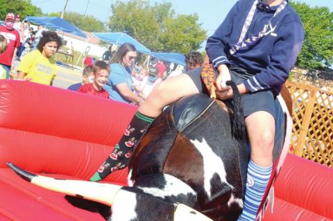Downtown Wetumka on Sucker Day