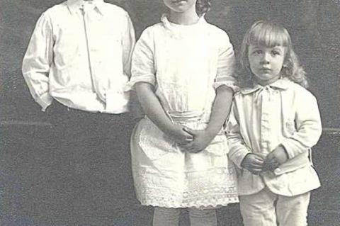 The little girl in the middle is my grandmother Wanda.