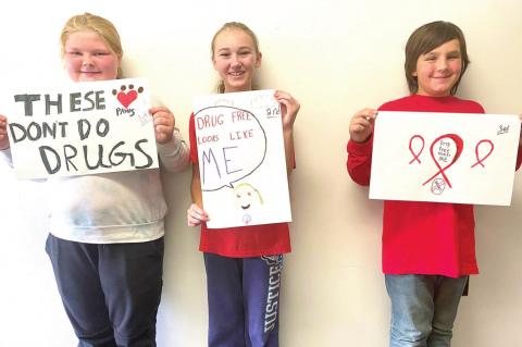 Calvin Red Ribbon Poster Contest Winners