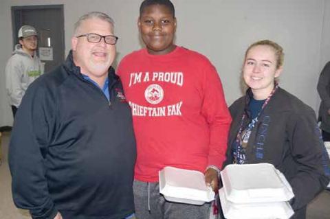 Special guests at the pancake breakfast.......