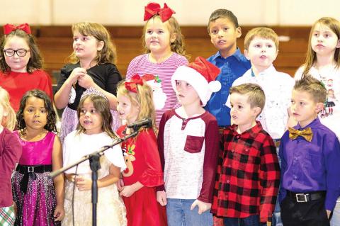 Wetumka students say “All I want for Christmas is my two front teeth!”