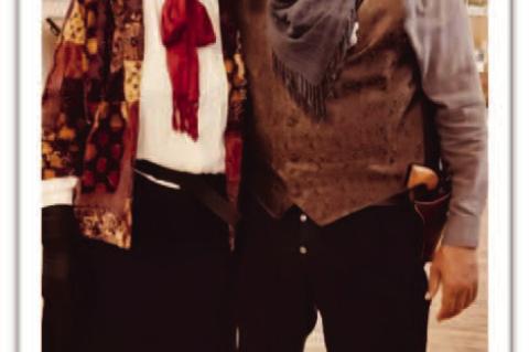 Oscar and Shiron Ray as Bass Reeves and his wife