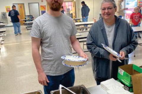 WETUMKA KIWANIS AND KEY CLUB HOSTED ANOTHER SUCCESSFUL PANCAKE BREAKFAST RECENTLY