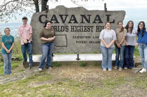 CALVIN FFA CDE TEAM PLACES IN KING OF THE HILL CDE COMPETITION IN POTEAU.