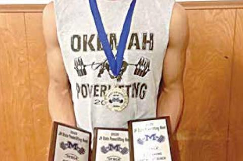 Donavin Evans State Power Lifting Champ