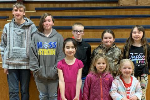 Moss Elementary Awards Given