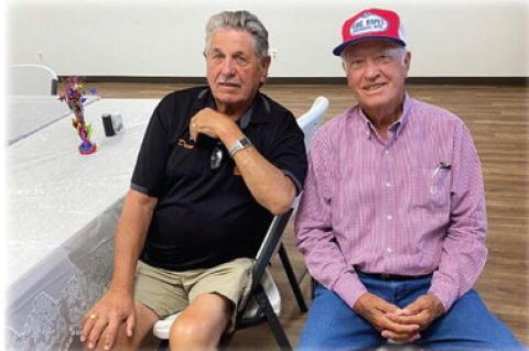 IT WAS AN AWESOME ATWOOD REUNION! Several familiar faces were in attendance this year inluding Dean Goforth (left) and Tommy McFerran (right).