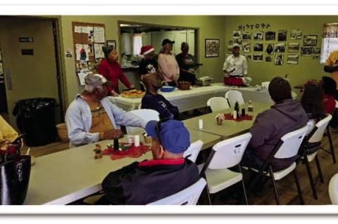 Alpha Phi Alpha Holiday Luncheon Clearview Residents