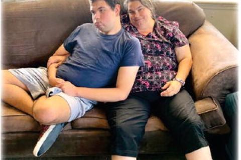 Eli and Stephanie enjoying some relaxation!