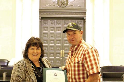 Donna Dyer Honored with prestigious 55 over 55 Inspiring Oklahomans award presented by State Representative David Smith.