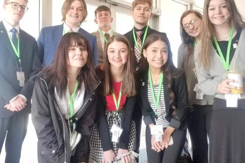 Azura Bowman serves as page for Legislature