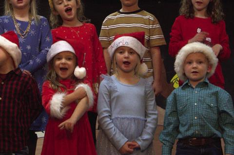 Back Row: Emma Ball, Lillie Snow, Jacob Williamson, and Gracie Melton. Front Row: Evelyn Anderson, Maria Teague, and Jackson Smith.