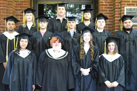 CONGRATULATIONS TO THE CALVIN SENIORS WHO RECEIVED THEIR HIGH SCHOOL DIPLOMA THIS PAST WEEK