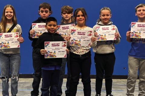 : Pictured above - Back row: Elli Odum, Cruz Powell, Noble Shirley, Vylie Cook, Weston Wilkes; front row: Benjamin Loera, Merika Byerly; Not Pictured: Blake McNaughten