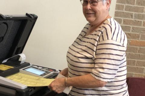 Casting votes Tuesday