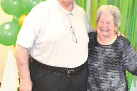 Alyne Smith enjoys friends and family at birthday party