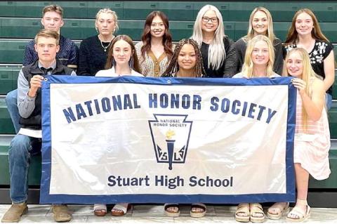 Stuart inducts newest NHS Members