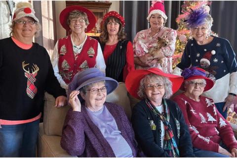 Hughes County Red Hats Celebrate Christmas