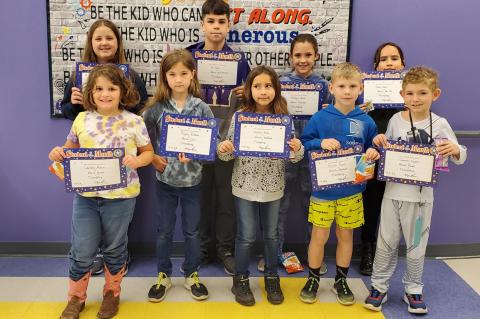 CONGRATULATIONS TO THE Weleetka Elementary March Students of the Month