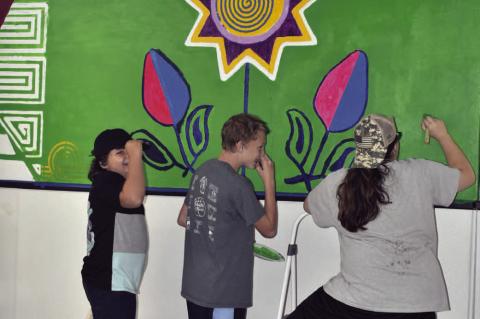 Muscogee Creek Nation Hosts Native Art Camp at Graham-Dustin School