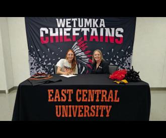 CONGRATULATIONS TO RAYGAN LEE ON HER EAST CENTRAL UNIVERSITY CHEERLEADING SIGNING DAY!